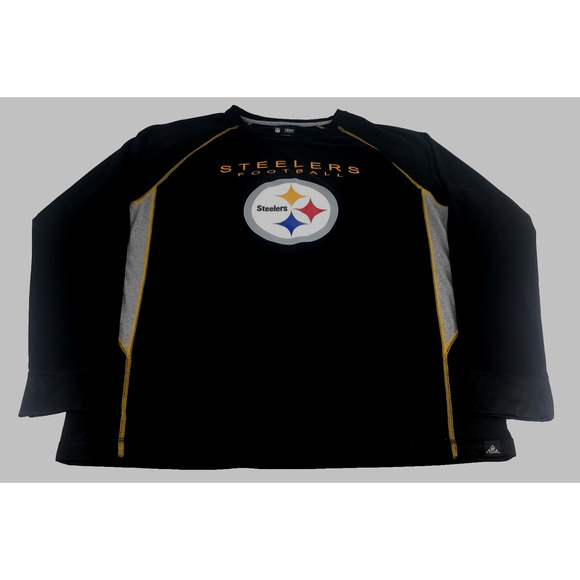 NFL Pittsburgh Steelers Mens Pullover Shirt XL Long Sleeve Graphic Team Apparel - Picture 1 of 8